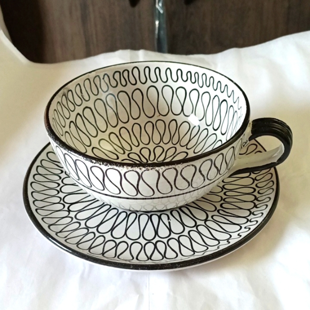 Fun soup/cereal cup and saucer
